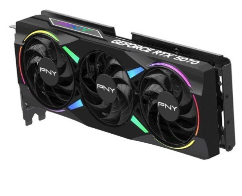 Karta graficzna PNY GeForce RTX 5070 OC ARGB 12GB 192-bit aktywne chłodzenie