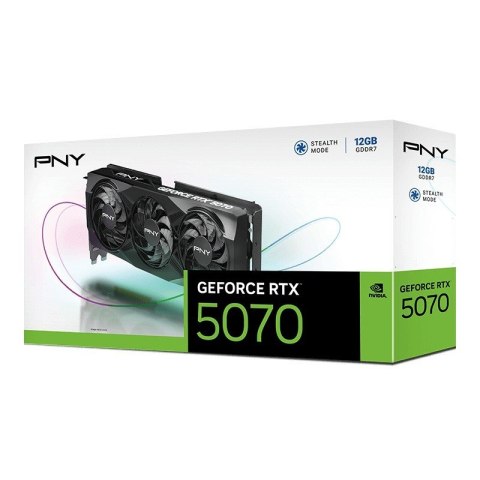 Karta graficzna PNY GeForce RTX 5070 12GB wydajna do gier