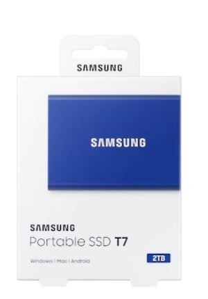 Dysk SSD Samsung Portable T7 2TB niebieski super szybki USB 3.2