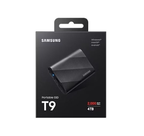 Dysk zewnętrzny SSD Samsung T9 4TB USB 3.2 Gen 2 czarny szybki