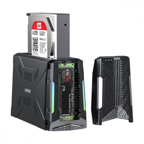 Unitek Stacja klonująca 4x M.2 SSD USB 4 lekka z szybkim transferem 10 Gb/s