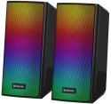 Głośniki komputerowe Defender Spitfire 2.0 Bluetooth 6W LED USB gaming