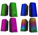 Głośniki komputerowe Defender Spitfire 2.0 Bluetooth 6W LED USB gaming