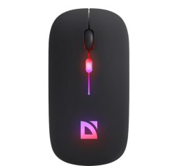 Mysz bezprzewodowa Defender TOUCH MM-997 akumulator RGB 1600 DPI czarna