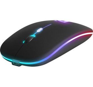 Mysz bezprzewodowa Defender TOUCH MM-997 akumulator RGB 1600 DPI czarna