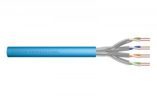 Digitus Kabel teleinformatyczny kat.6A S/FTP niebieski 100m LSOH