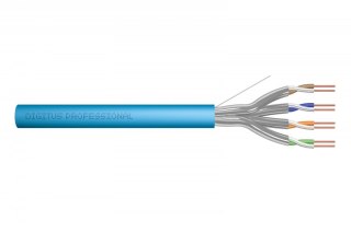 Kabel teleinformatyczny Digitus kat.6A U/FTP LS0H 100m niebieski