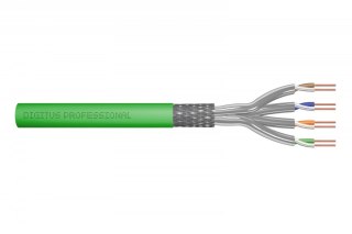Kabel teleinformatyczny Digitus CAT 8.2 S/FTP 100m zielony LS0H