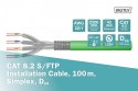 Kabel teleinformatyczny Digitus CAT 8.2 S/FTP 100m zielony LS0H
