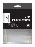 Gembird Patch cord CAT6 miedziany UTP 0.5m szary do sieci LAN