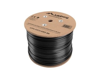 Kabel LAN Lanberg FTP Kat.6 CU 305m drut outdoor czarny