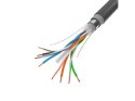 Kabel LAN FTP KAT-6 305M outdoor żelowany CU czarny
