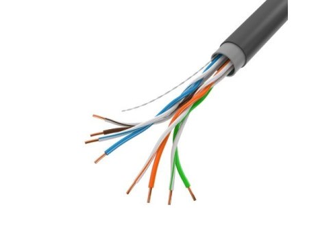 Lanberg Kabel UTP Kat.5E CU 305m outdoor czarny miedziany