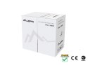 Kabel Lanberg UTP Cat 5e DRUT 305m zielony do sieci LAN