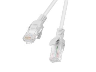 Kabel Lanberg Patchcord Cat.5e 1m szary 10-pack UTP sieciowy