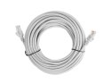 Kabel Lanberg PATCHCORD CAT 6 15M szary sieciowy UTP Fluke Passed