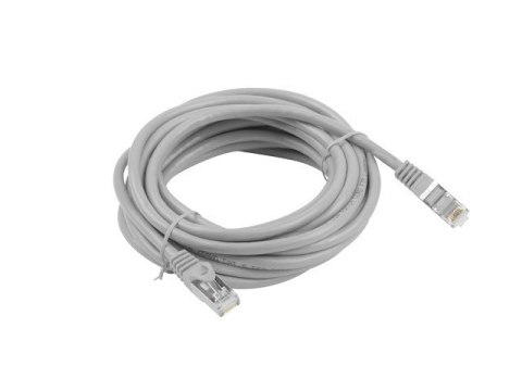 Patchcord FTP Lanberg PCF6-10CC-1000-S kat.6 10M szary ekranowany