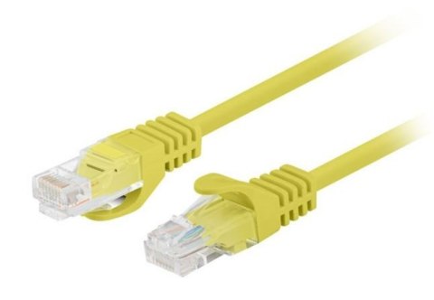 Lanberg Patchcord kat.5e UTP 3m żółty 10-pak szybki kabel LAN