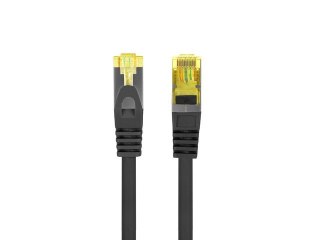 Patchcord Lanberg CAT 6a S/FTP 3m czarny wydajny kabel sieciowy