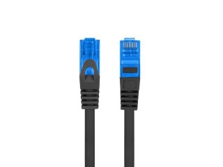 Lanberg Patchcord CAT 6a S/FTP 3m czarny kabel sieciowy