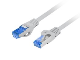 Lanberg Patchcord kat 6a S/FTP LSZH 0 25m szary do sieci LAN