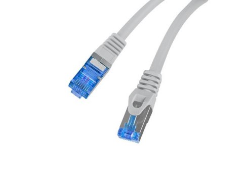 Lanberg Patchcord kat 6a S/FTP LSZH 0 25m szary do sieci LAN