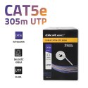 Kabel UTP Qoltec CAT5E 305m do sieci komputerowej i CCTV