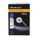 Kabel UTP Qoltec CAT5E 305m do sieci komputerowej i CCTV