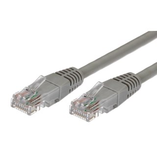 Kabel Patchcord TB CAT 5e UTP 0,5m szary miedziany do sieci LAN