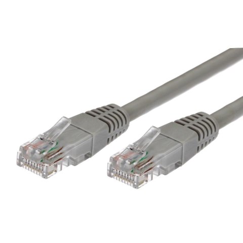 Kabel Patchcord TB CAT 5e RJ45 UTP 1,5m szary nieekranowany