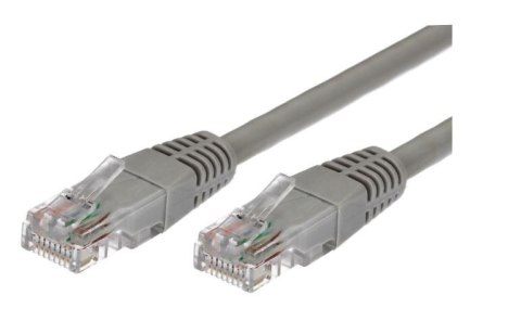 Kabel patchcord TB kat.5e RJ45 UTP 1m szary zestaw 10 sztuk