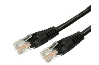 Kabel TB Patchcord miedziany kat.6A RJ45 UTP 3m czarny sieciowy