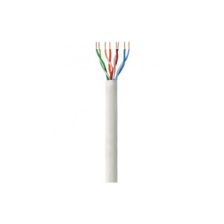 Kabel Techly Cat5e UTP 4x2 305m drut CCA szary sieciowy