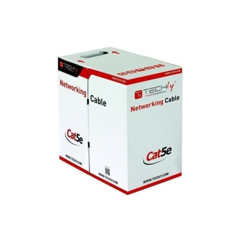 Kabel Techly skrętka zewnętrzna F/UTP Cat5e 305m czarny doskonała jakość