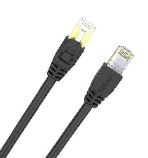 Unitek Patchcord Cat.7 S/FTP RJ45 15M czarny kabel sieciowy