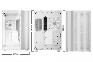 Obudowa Be quiet! Light Base 900 FX White z ARGB 4 wentylatory Midi Tower