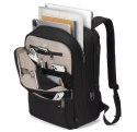 Plecak DICOTA FIVE 14-16 cali ergonomiczny czarny z materiału PET