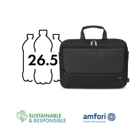 Torba DICOTA TOP TRAVELLER FIVE 14-16 cala czarna z ochroną