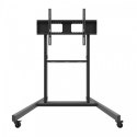 Wózek Edbak TR19 mobilny do monitorów 55-110 cali z półką VESA 100x100 czarny