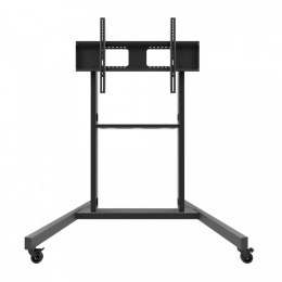 Wózek Edbak TR19 mobilny do monitorów 55-110 cali z półką VESA 100x100 czarny