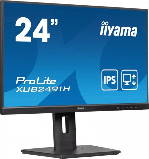 IIYAMA Monitor 24 XUB2491H-B1 IPS 100Hz HDMI Pivot regulowana wysokość
