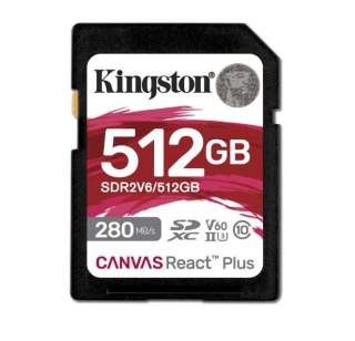 Kingston Karta pamięci SD 512GB U3 V60 280MB/s do kamer 4K