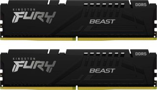Pamięć Kingston DDR5 Fury Beast Black 64GB 6000 CL36 z radiatorem