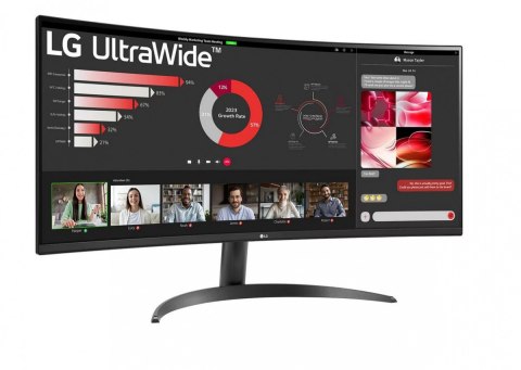 Monitor LG 34WR50QK-B 34 cale UltraWide QHD zakrzywiony z HDR