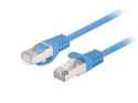 Lanberg Patchcord CAT 6 FTP 1M 10-pack niebieski wydajny kabel sieciowy