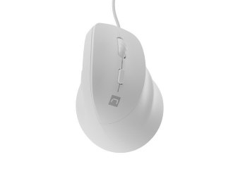 Mysz wertykalna Natec CRAKE 2 PRO 128000DPI biała ergonomiczna optyczna