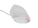 Mysz wertykalna Natec CRAKE 2 PRO 128000DPI biała ergonomiczna optyczna