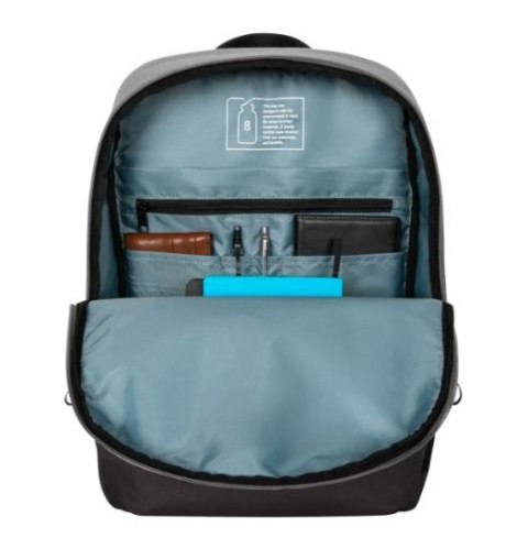 Plecak Targus 16 Cal Sagano EcoSmart czarno-zielony funkcjonalny