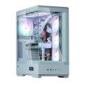 Obudowa Zalman P50 DS White Midi Tower ARGB z hartowanym szkłem