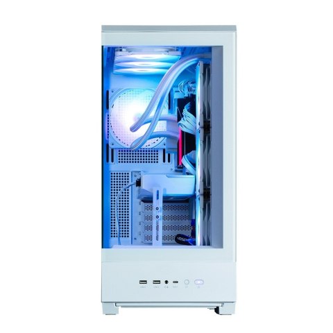 Obudowa Zalman P50 DS White Midi Tower ARGB z hartowanym szkłem